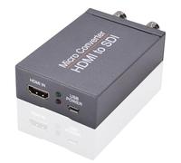 VBESTLIFE Convertidor HDMI a SDI, Salida SDI Dual 1080P 60Hz Compatible con Detección Automática de Formato 3G HD SD, para Transmisión de TV