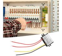 VBESTLIFE Convertidor Reductor de CA 12V 24V a CC 5V IP67 Resistente Al Agua para Enrutador, Ventilador, Bomba de Agua, Seguro y Confiable (5A)