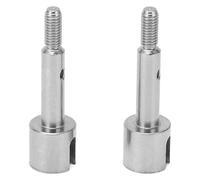 VBESTLIFE Copa del Eje Trasero RC, 1 Par de Ejes de Rueda RC de Acero Inoxidable Aptos para 144001 144002 124018 124019 124017 124016 Coches a Escala 1:14