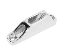 VBESTLIFE Cornamusa de Almeja para Cuerda de Barco, Cornamusa de Acero Inoxidable 316 de 18x80 Mm para Hardware Marino, Bloqueo Seguro de Cuerda para Kayak de Barco, Diseño Estriado Resistente a la