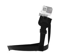 Vbestlife Correa para el Hombro de la cámara, Adaptador de Montaje de arnés de arnés para el Pecho de un Solo Hombro Ajustable para 4/3 + 3/2/1 Yi Action Cameras, Negro