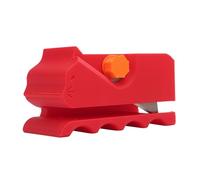 VBESTLIFE Cortador de Cartón para Rasguños de Gatos, Herramienta de Mano de Bricolaje de Bricolaje Impreso en 3D con Configuraciones Ajustables, Herramienta de Elaboración Ergonómica para (Rojo)
