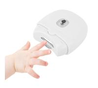 VBESTLIFE Cortauñas Eléctrico Automático, Luz LED de 2 Velocidades, Carga USB, Cortauñas de Seguridad con Cubierta Protectora para Bebés, Niños y Adultos (WHITE)