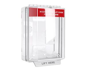 VBESTLIFE Cubierta de Estación de Alarma contra Incendios, Protector de Punto de Llamada Manual, Resistente Al Agua IP67, Evita Disparos Accidentales y Daños Físicos