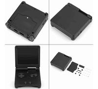Vbestlife Cubierta de la Caja Protectora de ABS para Advance GBA SP Kit de Piezas de Reparación de la Cubierta de la Caja Protectora de ABS. (Negro)