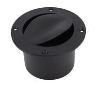 VBESTLIFE Cubierta de Salida de Aire Redonda para Barco Livewell, Ventilación Eficiente a Prueba de Salpicaduras con Plástico Resistente, Ajuste Universal para Barco bajo, Pontón, Kayak, Remolque,