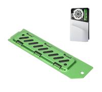 VBESTLIFE Cubierta del Disipador de Calor SSD M.2, Orificios de Ventilación de Disipación de Calor de Aleación de Aluminio para Slim, con Malla Antipolvo de PVC, Herramienta Completa,