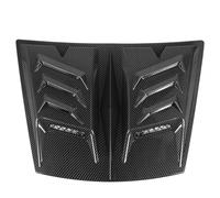 VBESTLIFE Cubierta Embellecedora de Ventilación de Aire para capó Universal, Refrigeración del Motor, Antiarañazos, Ajuste Aerodinámico para 1 Serie E90 E91 A3 W117 (Estilo de Fibra de Carbono)