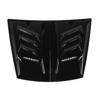 VBESTLIFE Cubierta Embellecedora de Ventilación de Aire para capó Universal, Refrigeración del Motor, Antiarañazos, Ajuste Aerodinámico para 1 Serie E90 E91 A3 W117 (Negro Brillante)