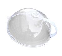VBESTLIFE Cubierta para Salpicaduras de Horno de Microondas, Tapa Protectora de Plástico Resistente Al Calor para Cocina, Tapa Transparente para Calentar y Almacenar Alimentos, 1 Cubierta para