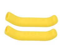 VBESTLIFE Cubiertas Ergonómicas para Palanca de Freno de Bicicleta, Empuñaduras Impermeables, Color Negro y Verde para Ciclistas (YELLOW)