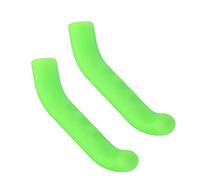 VBESTLIFE Cubiertas Ergonómicas para Palanca de Freno de Bicicleta, Empuñaduras Impermeables, Color Negro y Verde para Ciclistas (GREEN)