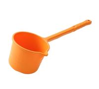 VBESTLIFE Cucharón de Agua de Cocina, Diseño Engrosado, Taza Multifuncional para Agua de Baño, Uso Seguro, 1 Cucharón de Largo (ORANGE)
