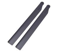VBESTLIFE Cuchillas del Rotor Principal del Helicóptero RC, Piezas de Repuesto Ligeras para un Vuelo Estable, Cuchillas Compuestas Equilibradas de Precisión para un Vuelo Suave, Reemplazo Duradero
