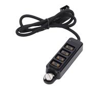 VBESTLIFE D Tap Splitter, Cable de Alimentación Dtap Splitter a 4 Puertos, para Batería de Montaje en V, Batería de Montaje Gold u Otra Fuente de Alimentación, 40 Cm/15,7 Pulgadas