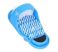 VBESTLIFE Depurador de Pies de Ducha con Ventosas Alivia la Presión Masaje Limpiador de Pies Azul