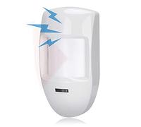 Vbestlife Detector de Movimiento PIR Dual con Cable de 12V, Alarma de Sensor infrarrojo, Alarma de Sistema de Seguridad para el hogar para Tiendas/hogares/Edificios de oficinas/fábricas.