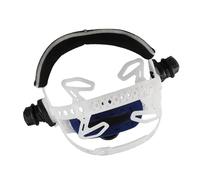 VBESTLIFE Diadema con Máscara de Soldador de con Diseño Ajustable, Esponja Cómoda para la Absorción del Sudor, Perilla de Ajuste Fácil, Material ABS Resistente, Adecuado para Cascos de Soldadura con