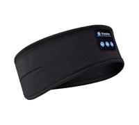 VBESTLIFE Diadema Musical, Diadema Portátil Bluetooth para Dormir, Recargable, 8 Horas de Reproducción, Lavable, Absorbente del Sudor, para Dormir, Hacer Ejercicio, Viajar (Black)