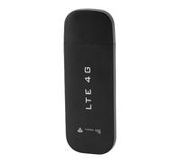 VBESTLIFE Dongle WiFi USB 4G LTE, Enrutador de Punto de Acceso Móvil, Dispositivo de Módem Portátil para 10 Usuarios con Ranura para Tarjeta SIM para Viajes, para Asia, África, Medio (Black)