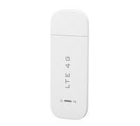 VBESTLIFE Dongle WiFi USB 4G LTE, Enrutador de Punto de Acceso Móvil, Dispositivo de Módem Portátil para 10 Usuarios con Ranura para Tarjeta SIM para Viajes, para Asia, África, Medio (White)
