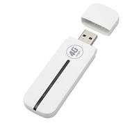 VBESTLIFE Dongle WiFi USB 4G LTE y Enrutador de Punto de Acceso Móvil, Adaptador de Red de Módem de Viaje Portátil con Ranura para Tarjeta SIM, Compatible con 10 Usuarios, B1 B3 B5 B40