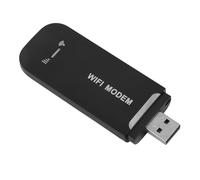 VBESTLIFE Dongle WiFi USB 4G LTE y Enrutador de Punto de Acceso Móvil, Módem de Viaje Portátil de 150Mbps con Ranura para Tarjeta SIM, 10 Usuarios, B1 3 7 8 20 38 40 41 (Black)