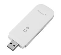 VBESTLIFE Dongle WiFi USB 4G LTE y Enrutador de Punto de Acceso Móvil, Módem WiFi Portátil de Viaje de 150Mbps con Ranura para Tarjeta SIM para Europa, Admite 10 Usuarios (White)
