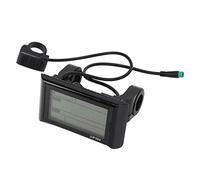 VBESTLIFE E Bike LCD Display Meter, 24V 36V 48V 60V SW900 Panel LCD Meter con Interfaz Impermeable de 5 Pines para Scooter Eléctrico