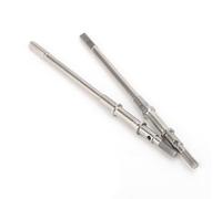 VBESTLIFE Eje de Eje de Transmisión RC de Acero Inoxidable de Alta Dureza, Compatible con AXIAL SCX10 II 90046 90047 1/10, Conducción Suave, para Entusiastas de RC