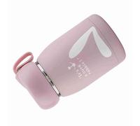 VBESTLIFE Elegante Botella de Agua con Aislamiento Al Vacío con Diseño de Conejo de Acero Inoxidable, Taza Duradera a Prueba de Fugas para Bebidas Calientes, Liviana para Picnic 1 Pieza (Rosáceo)