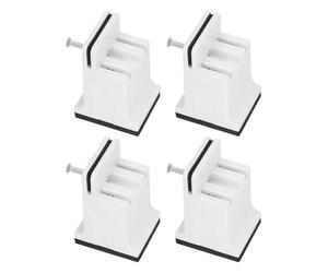 VBESTLIFE Elevadores Ajustables para Muebles de Alta Resistencia para Mesa de Escritorio, sofá Cama, Material de Goma Suave para Prevención de Ruido, 4 Piezas para Uso Doméstico (White)