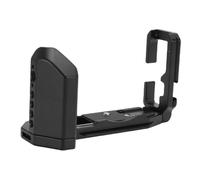 VBESTLIFE Empuñadura de Soporte de Placa L de Liberación Rápida para Cámara XT5, con Orificio de Rosca de 1/4 de Pulgada y Cola de Milano Arca, Compatible con Trípode y Estabilizador (Black)