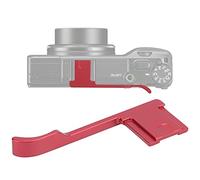 VBESTLIFE Empuñaduras para Pulgares para cámara, empuñadura para Pulgar hacia Arriba con Zapata para cámara para Ricoh GR2 / para Fujifilm X70(Rojo)
