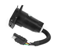 VBESTLIFE Enchufe Adaptador de Remolque de 4 Pines a 7 Pines con Soporte, Conector a Prueba de Agua, Tipo EE. UU. 6-24V