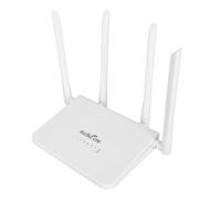 VBESTLIFE Enrutador Inalámbrico CPE 4G LTE, Módem de Punto de Acceso WiFi Móvil Desbloqueado de 300 Mbps con Ranura para Tarjeta SIM, 4 Antenas de Alta Ganancia de 5 DBi para Asia B1 3 5 8