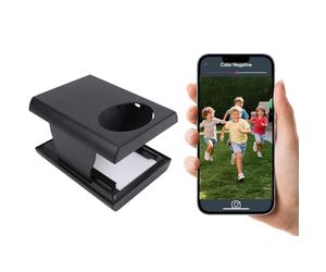 VBESTLIFE Escáner de Película Móvil, Convertidor Portátil de Diapositivas Negativas de 35 Mm y 120 Mm a Foto Digital sin Aplicación de Carga, para Teléfonos Inteligentes