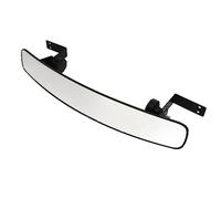 VBESTLIFE Espejo Retrovisor para Carrito de, Repuesto Retrovisor Central para E Z GO, Gran Angular de 150°, Visión Clara Curvada Universal, Montaje Ajustable de 16,5 Pulgadas