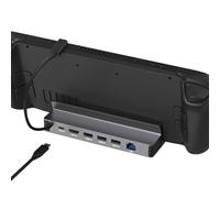 VBESTLIFE Estación de Acoplamiento 6 en 1 para ROG Ally, Steam Deck, Legion Go con Carga PD 4K 60Hz HD 2.0 100W, Gigabit Ethernet, Puertos USB 3.0