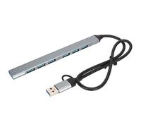 VBESTLIFE Estación de Acoplamiento USB 3.0 Tipo C, Concentrador de Computadora de Múltiples Puertos, Expansor USB con 6 Puertos USB 2.0 para Win XP, Vista, Win 7, Win 8, OS X,