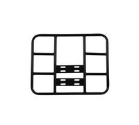 VBESTLIFE Estante de Caja de Comida Resistente, Tubo de Acero sin Costura Duradero Que Soporta 80kg para Bicicleta Eléctrica de Motocicleta (Tipo 2 48/38)