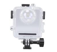 VBESTLIFE Estuche de Buceo a Prueba de Agua para Cámara de Acción MAX2, Carcasa Subacuática con Inserciones Antivaho para 50 M de Profundidad, Cubierta Protectora para Lente Esférica de 360°, Buceo,