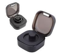 VBESTLIFE Estuche de Carga Smart Ring para R02, R03, R06, R11M, R8, H01, SR05, Cargador Magnético de Batería de 200 MAh, Carga 10 Veces, para Viajes (Black)