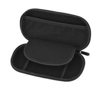 VBESTLIFE Estuche de Transporte para PS , Bolsa de Viaje Protectora Dura con Bolsillo de Malla, Bolsa de Almacenamiento para Consola Portátil, Carcasa Compacta con Cremallera para Accesorios, (Black)