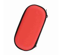 VBESTLIFE Estuche de Transporte para PS , Bolsa de Viaje Protectora Dura con Bolsillo de Malla, Bolsa de Almacenamiento para Consola Portátil, Carcasa Compacta con Cremallera para Accesorios, (Rojo)