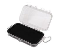 VBESTLIFE Estuche Hermético Impermeable, Caja de Plástico a Prueba de Golpes con Revestimiento de Absorción de Impactos, Estuche Protector Transparente para Acampar Senderismo, de Viaje para Equipos