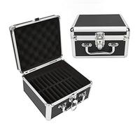 VBESTLIFE Estuche para Disco Duro, Maleta con Caja de Almacenamiento HDD de 20 Bahías, Estuche con Asa para Disco Duro de Doble Protección con Bloqueo de Seguridad, Apto para HDD de 2,5