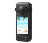 VBESTLIFE Estuche para Insta360 One X3, Estuche Protector de Cámara de Silicona, Cubierta de Cuerpo Y Cubierta Protectora de Lente para Insta360 One X3(Negro)