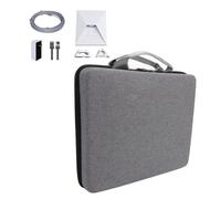 VBESTLIFE Estuche Protector para el Kit de Platos de Mini, para Soporte, Adaptador de Tubería, Cable de Alimentación, Cable Ethernet, Estuche Duro EVA para Accesorios de