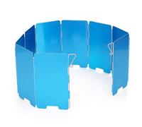 VBESTLIFE Estufa Parabrisas, Estufa Plegable para Acampar Parabrisas 9 Placas De Aluminio Estufa para Acampar Al Aire Libre Parabrisas para Acampar Picnic Mochilero